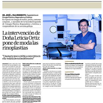 La intervención de Doña Leticia Ortiz pone de moda las rinoplastias